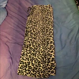 animal print pj pants